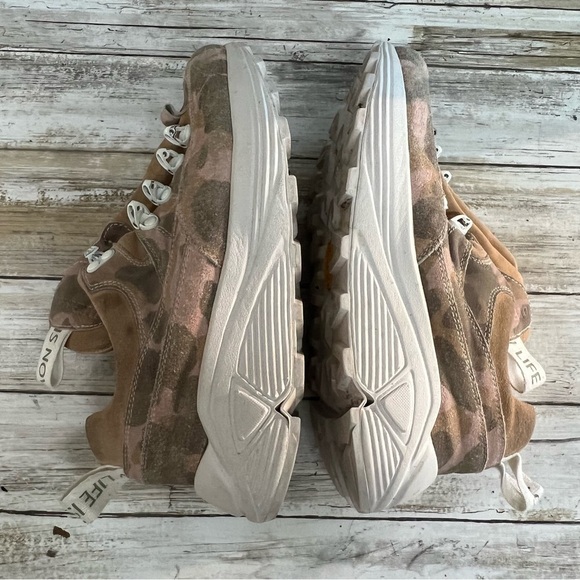 Diemme Pink Camo Suede Hiking Sneaker - Missing Laces - Picture 11 of 13